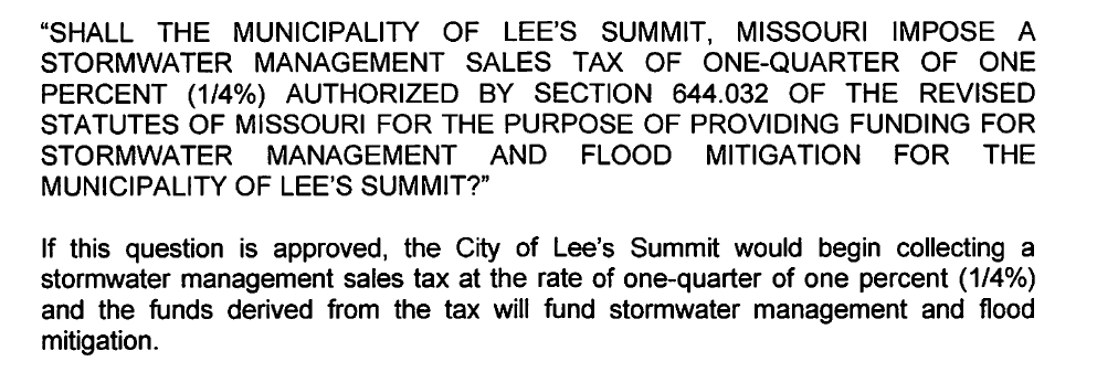 Jackson County Official Ballot Language August 4 2026